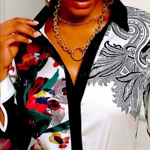 Beautiful silk feel blouse